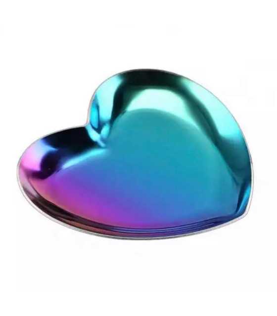 Rainbow Μεταλλικός δίσκος καρδιά, Πιατάκι τοποθέτησης εργαλείων