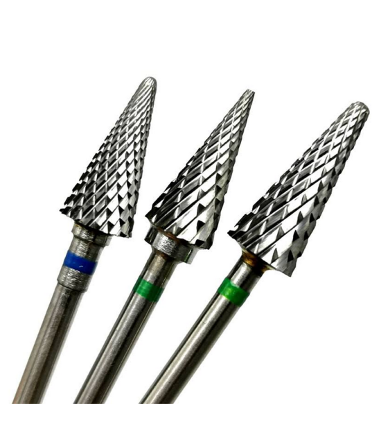 Cone Carbide Nail Drill Bit 3/32\\" Milling Cutter For Manicure Rotary Burr Nail Bits