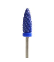 Nail Drill Bits Blue Ceramic Flame Bit Medium 3/32