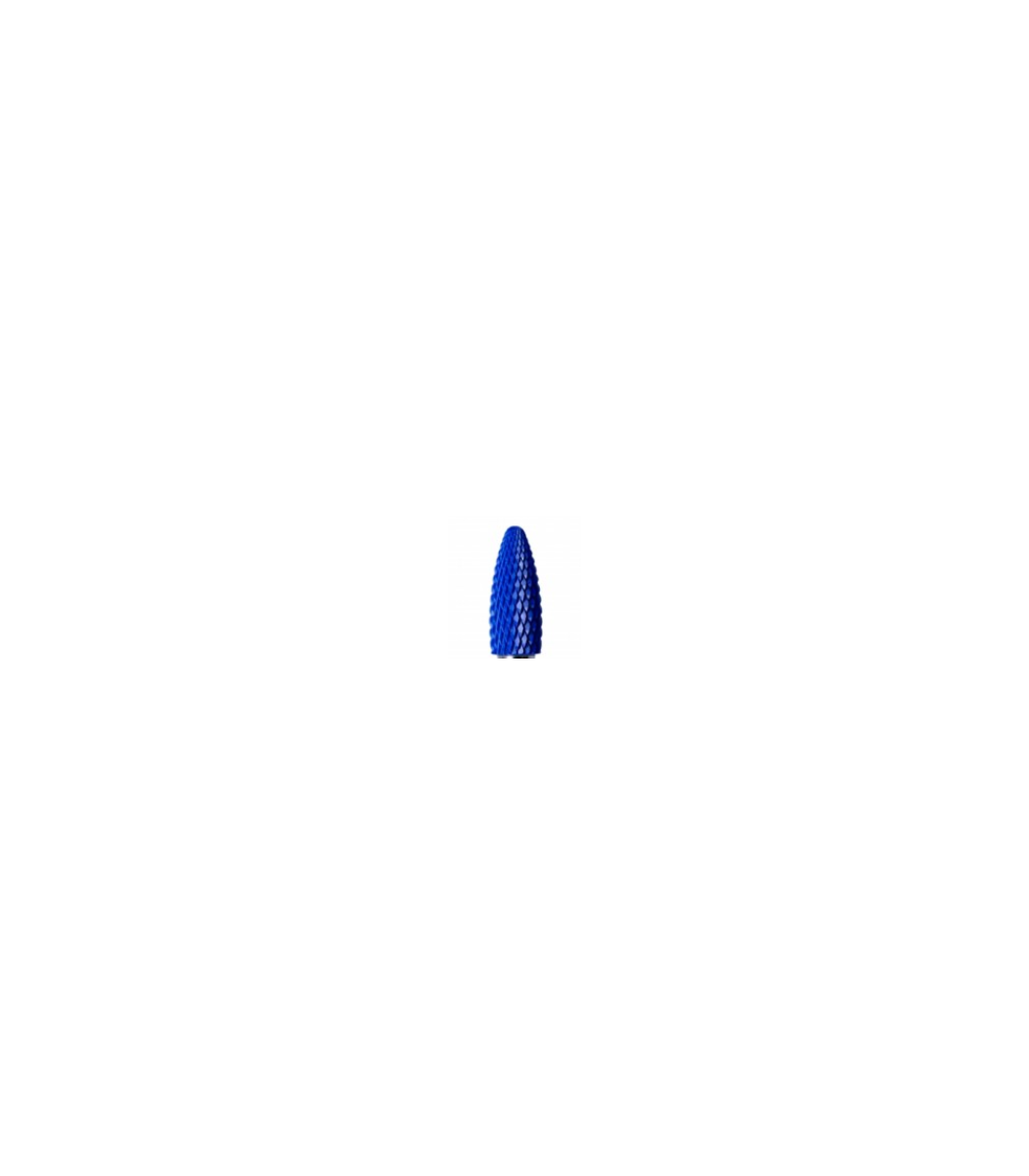 Κεραμική φρέζα νυχιων μπλε φλογα φ6.5mm
