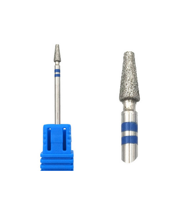 Diamond Nail Drill Bits 3/32" Rotary Cuticle Burr Manicure Cutters Manicure Drill Accessories Nail Drill Tools