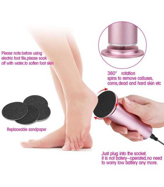 Electric foot pumice stone TL-DS01, electric callus polisher for feet