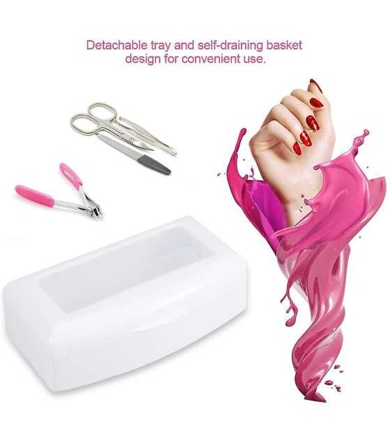 Nail Tool Sterilizer Box, Plastic Sterilization Tray for Tweezer, Eyelash Extensions
