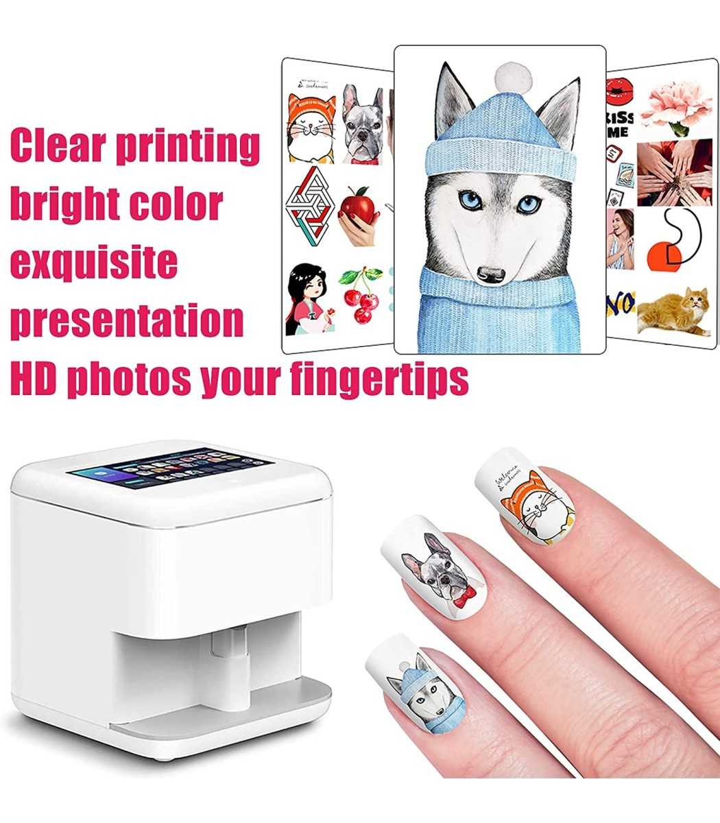 7 touch screen Mobile Nail Printing Machine Digital Intelligent Nail –  Beauty Nails Secret