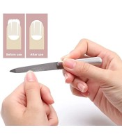 Metal Double Sided Nail Files Strong Edge For Manicure Pedicure Grooming
