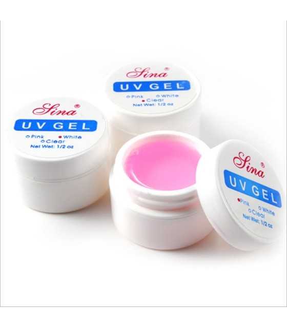 Τζελ κτισίματος νυχιών UV lina Gel Pink / ημικαλυπτικό ροζ 56g