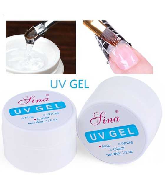 Τζελ κτισίματος νυχιών UV lina Gel Pink / ημικαλυπτικό διαφανο15g