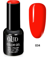 001 QBD Gel Nail Polish 10ml Soak Off salon professional products Art UV Polishes Gel