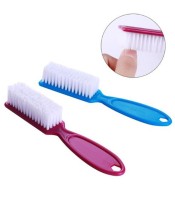 Plastic Cleaning Hard Scrub Brush Dust Remover Manicure Nail Care Accessories Nail Art Tools