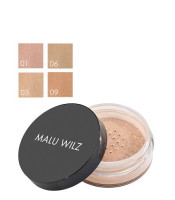 Mineral Powder FoundationMalu Wilz, Μake-up σε σκόνη με minerals για φυσική όψη μαζι με πινελο δωρο