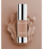 Malu Wilz Natural Finish Foundation with a makeup sponge as a gift malu wilz