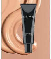 Malu Wilz High Cover Foundation with a makeup sponge as a gift malu wilz