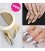 Two-Color Solid Mirror Nail Powder, Magic Mirror Effect Laser Colorful Neon Nail Art