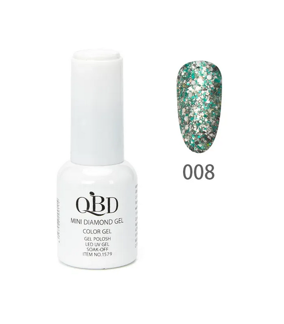 QBD New Trend 10ML Nail Diamond Gel 008 qbd nails
