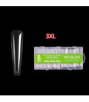 EXTRA long full cover tips XL classic soft gel tips 240τμχ 12 μεγέθη