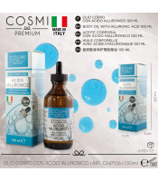 cosmi milano, λαδι σωματος με υαλουρονικο, Hyaluronic Acid