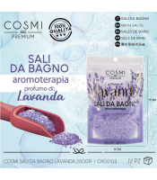 Ароматерапевтични соли за вана COSMI Lavender с релаксиращо действие