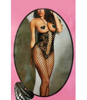 Sexy Bodystocking lace open cups
