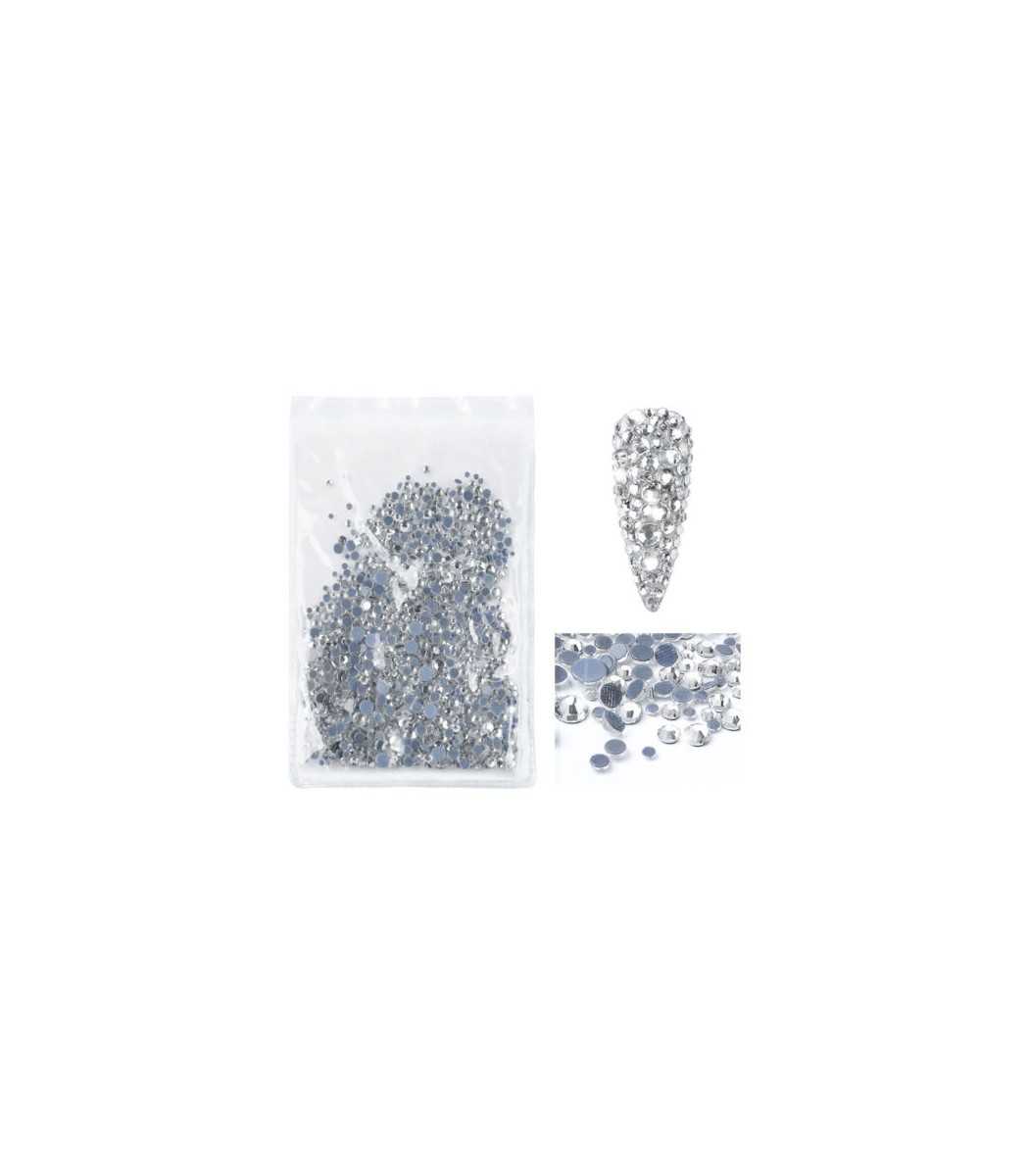 διακοσμητικα στρασακια νυχιων 550 τεμαχια , τυπου Swarovski strass crystal