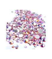 Плоски кристали Стъклени нокти Скъпоценни камъни за очи Грим, Направи си сам занаят, чанти и обувки Декорация