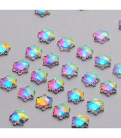Snowflake Nail Diamond Stone Strass AB Glass Rhinestones For 3D Nails