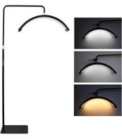 HD-M6X, 36W подова LED видео светлина Запълваща светлина с форма на полумесец 3000K-6000K Димируема с 180cm